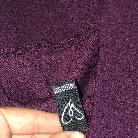 Windsor, maroon pants - Picture 5 of 5